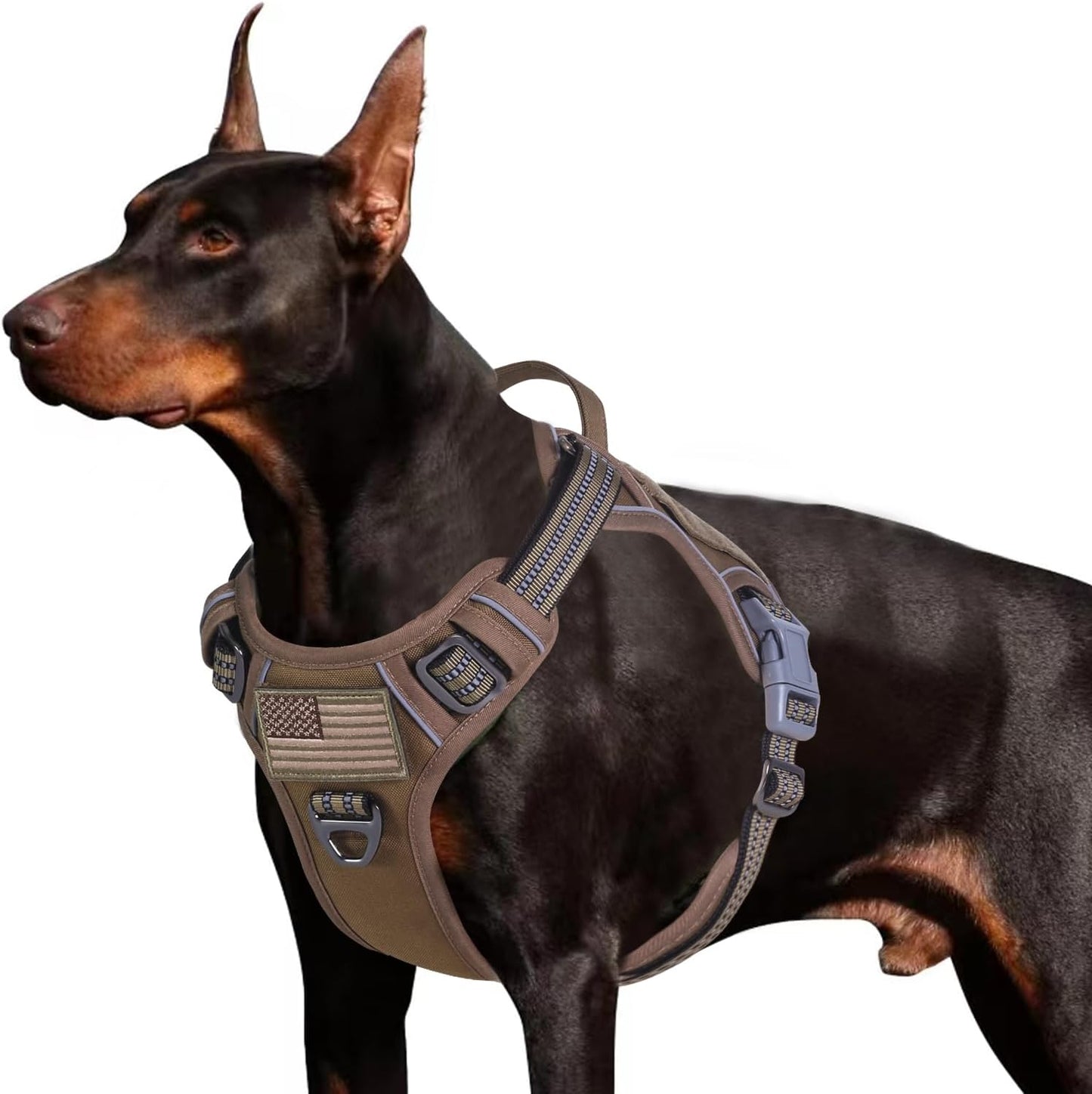 Premium Tactical Harness: No Pull + Reflective + Adjustable 