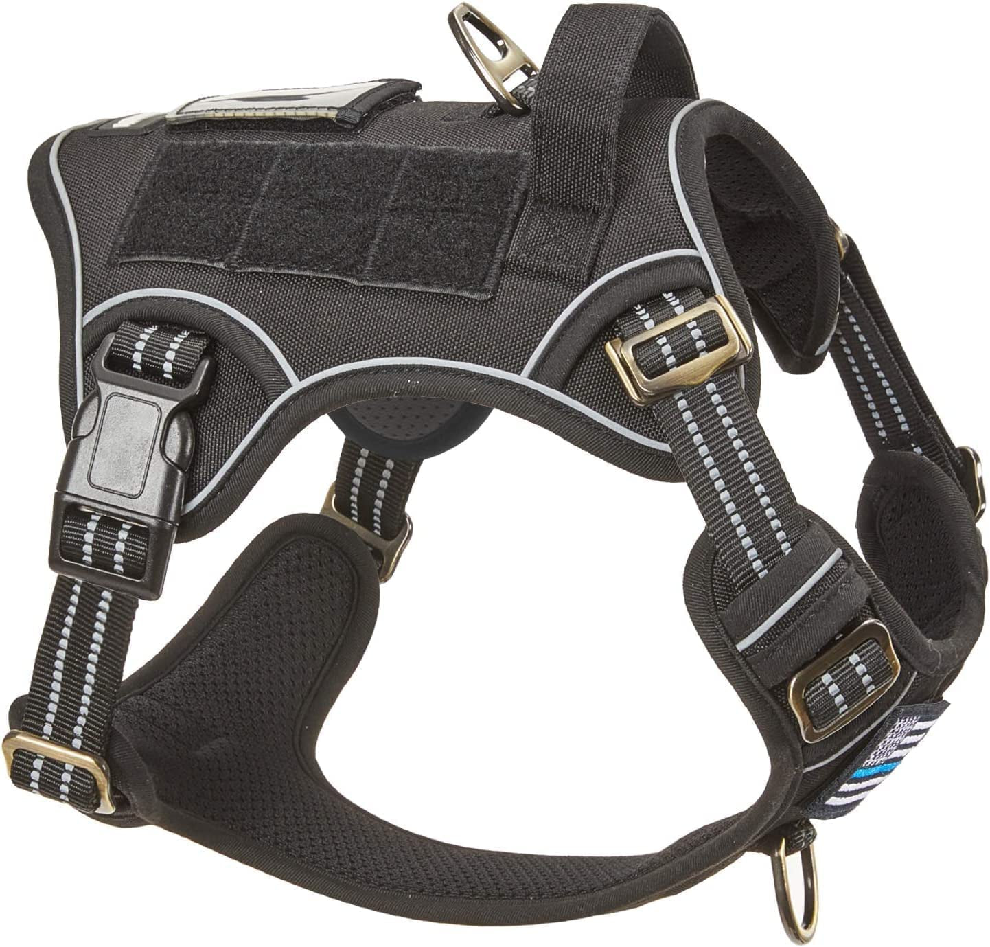 Premium Tactical Harness: No Pull + Reflective + Adjustable 