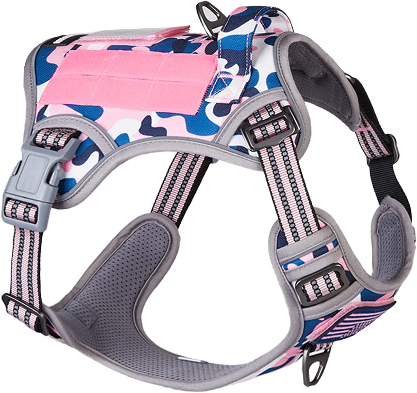 Premium Tactical Harness: No Pull + Reflective + Adjustable 