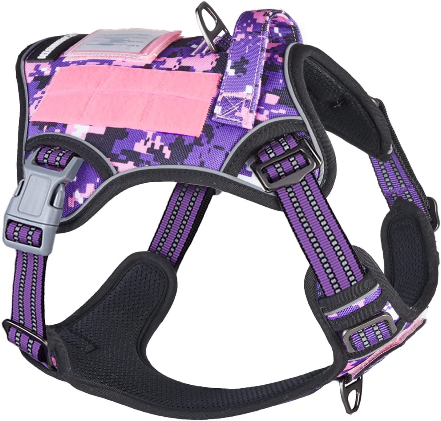 Premium Tactical Harness: No Pull + Reflective + Adjustable 