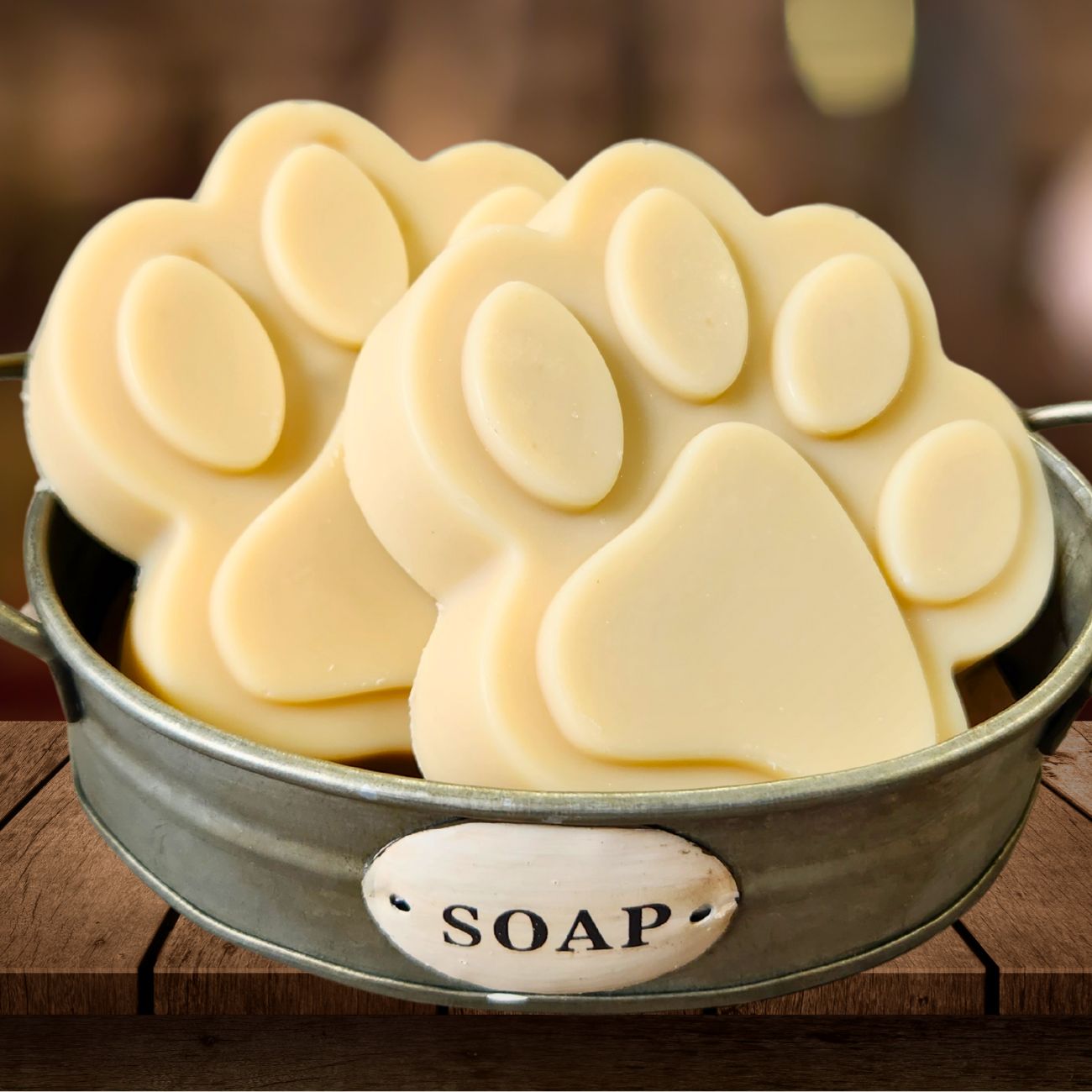 Natural Goat Milk Soap | Dog Shampoo Bar | Big Paw