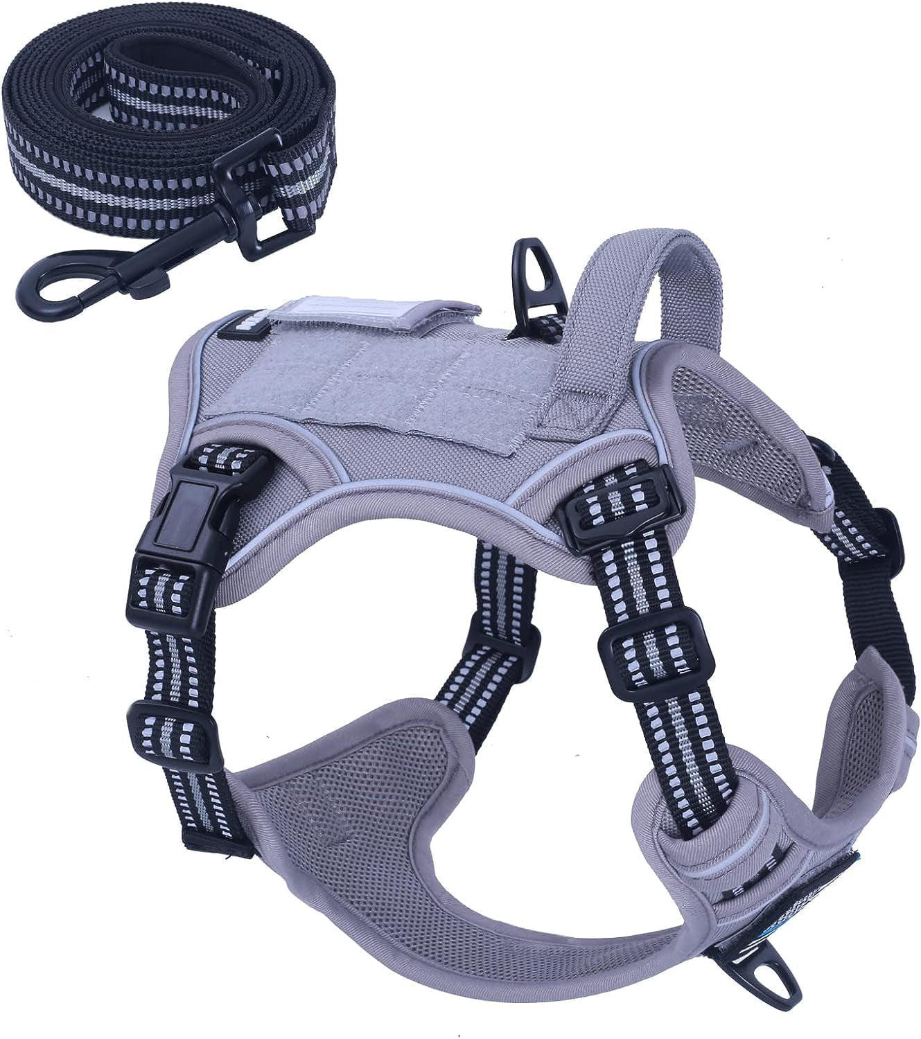 Premium Tactical Harness: No Pull + Reflective + Adjustable 